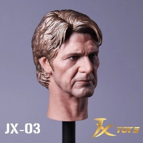 US 1/6 Male Han Solo Head Sculpt Model For 12"Action Figure Doll Soldier Body