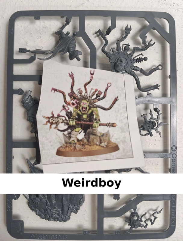Weirdboy ork armageddon sur grappe warhammer 40000