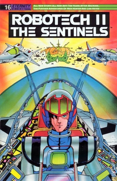Robotech 2 Le Sentinelle Libro 1 #16 FN 6.0 1990 Immagine Stock