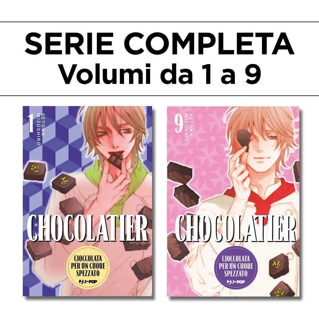 Chocolatier volumi da 1 a 9 in italiano, nuovi via corriere espresso