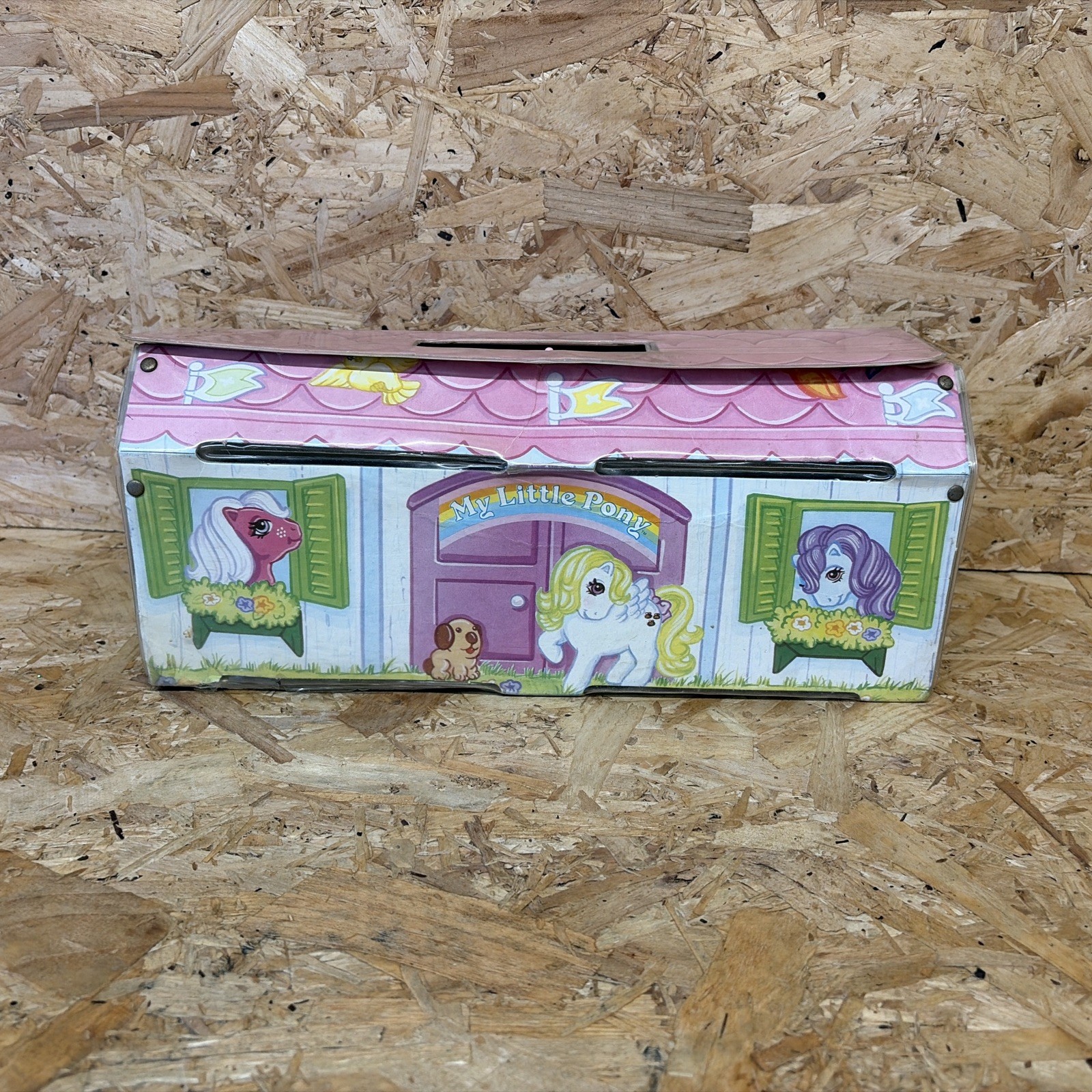 My Little Pony G1 UK custodia da trasporto stabile vintage anni 80 Hasbro