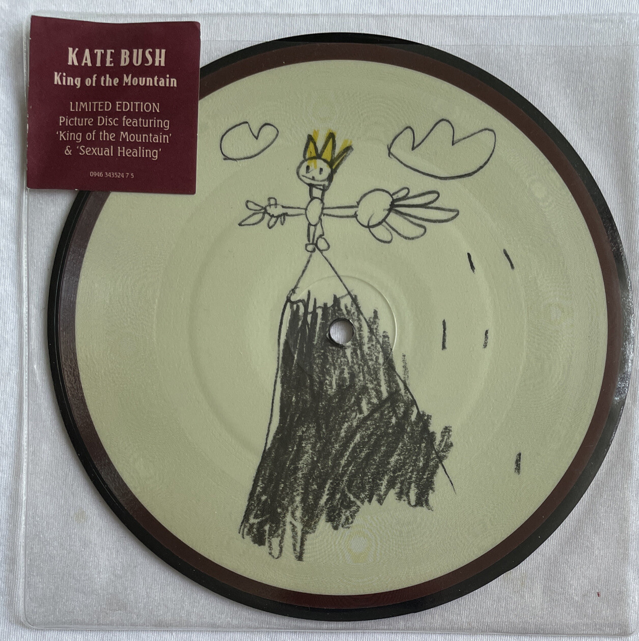 KATE BUSH - King Of The Mountain - Original UK 7" Picture Disc (Vinyl Record)