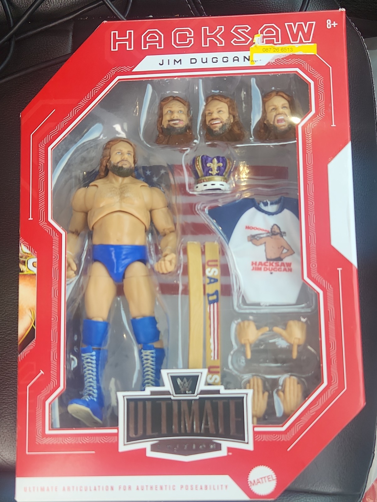 WWE Legends Ultimate Edition Hacksaw Jim Duggan 6" Wrestling Action Figure NIB