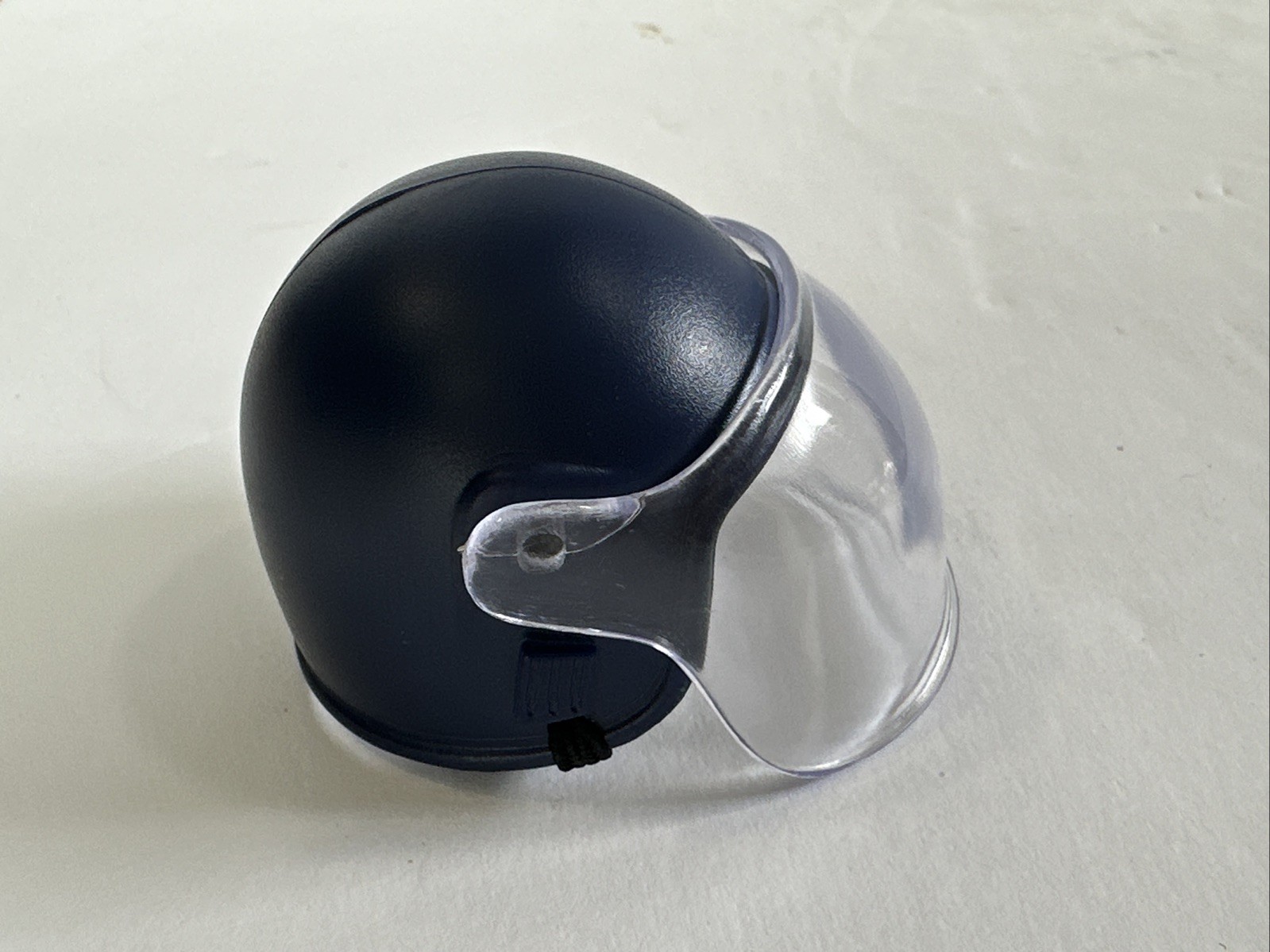 Vintage G.I. Joe Classified Blue Police Officer RIOT HELMET