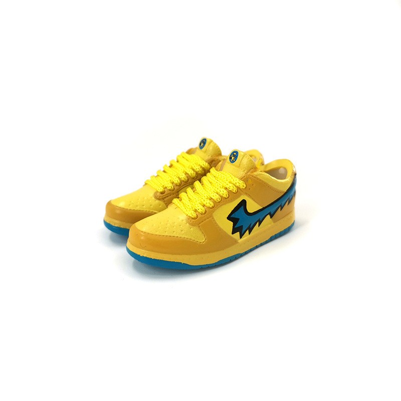 Scarpe action figure 1/6 orsetto giallo sneakers casual per 12'' Phicen uomo basse