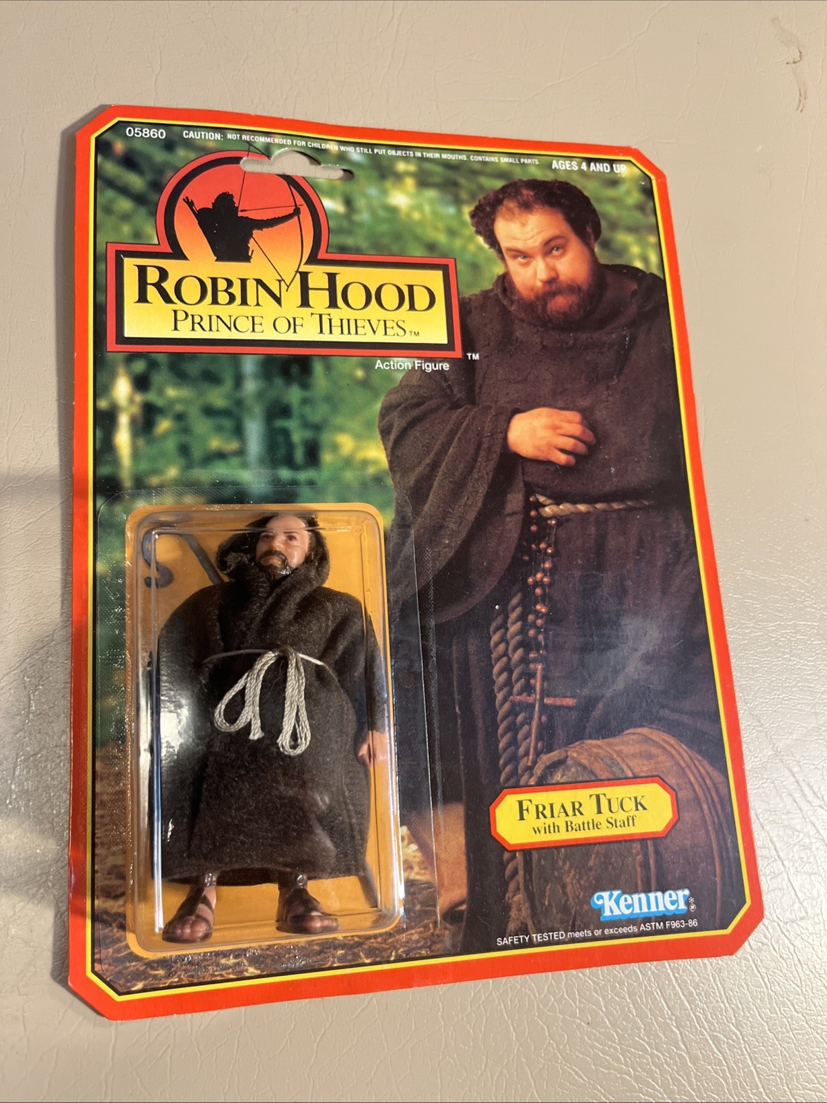 Modellino Robin Hood Principe dei Ladri Frate Tuck - 1991 Kenner - MOC - NUOVO