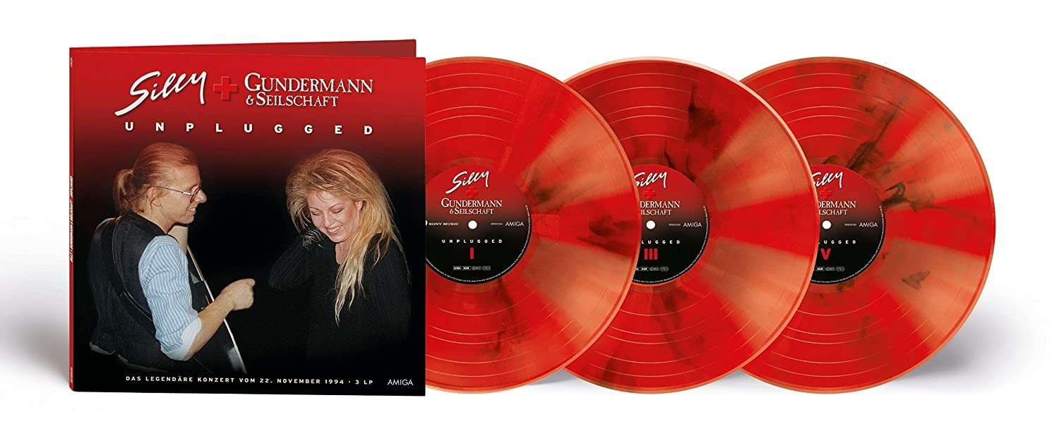 RSD 2021: Silly & Gundermann Seilschaft Unplugged (red marbled Vinyl 3-LP AMIGA)