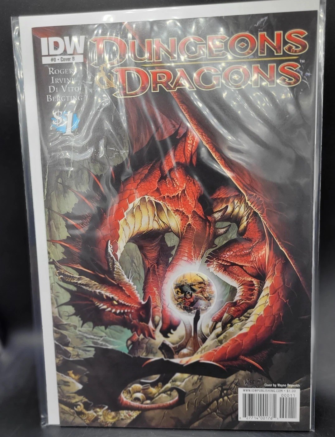 IDW Dungeons & Dragons #0 Cover B Comic Book High Grade Boarded Variant