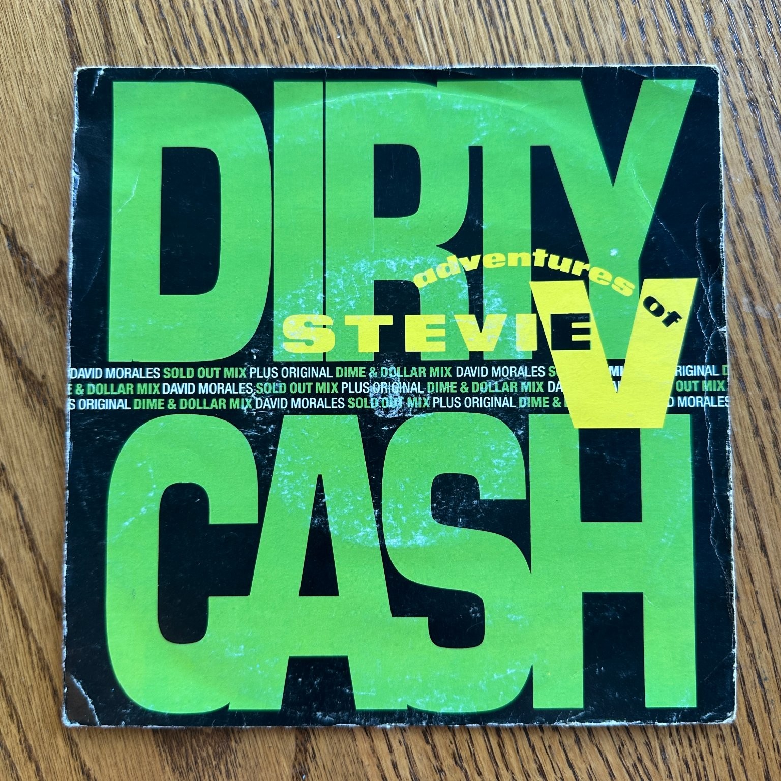 Adventures Of Stevie V – Dirty Cash (Money Talks) 7" Single 1989 Phonogram