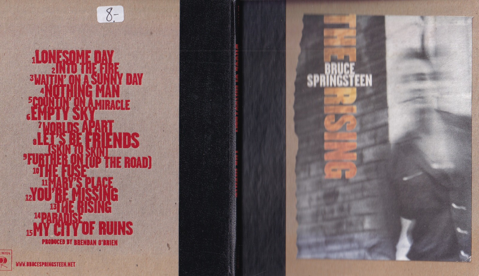 Bruce Springsteen – The Rising CD Limited Edition, hard cardboard 48 paged book