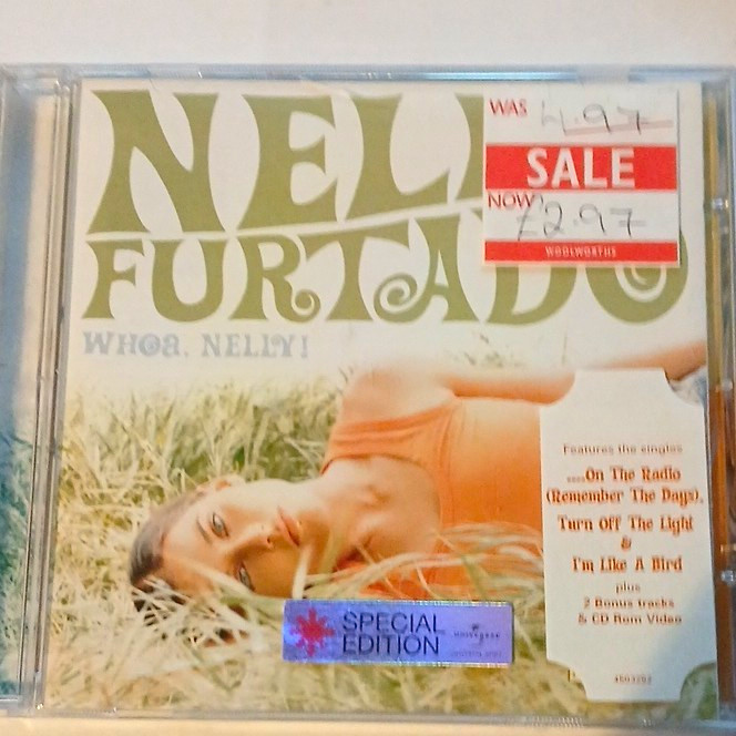 Nelly Furtado - Whoa, Nelly! (2000) CD Album Special Edition DreamWorks Pop