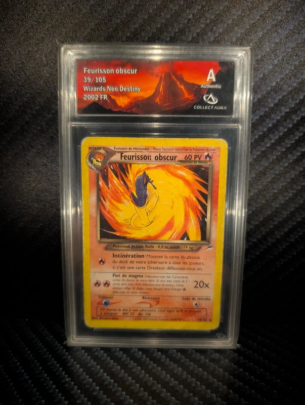Feurisson Obscur Dark Quilava 39/105 Wizards Neo Destiny 2002 FR A