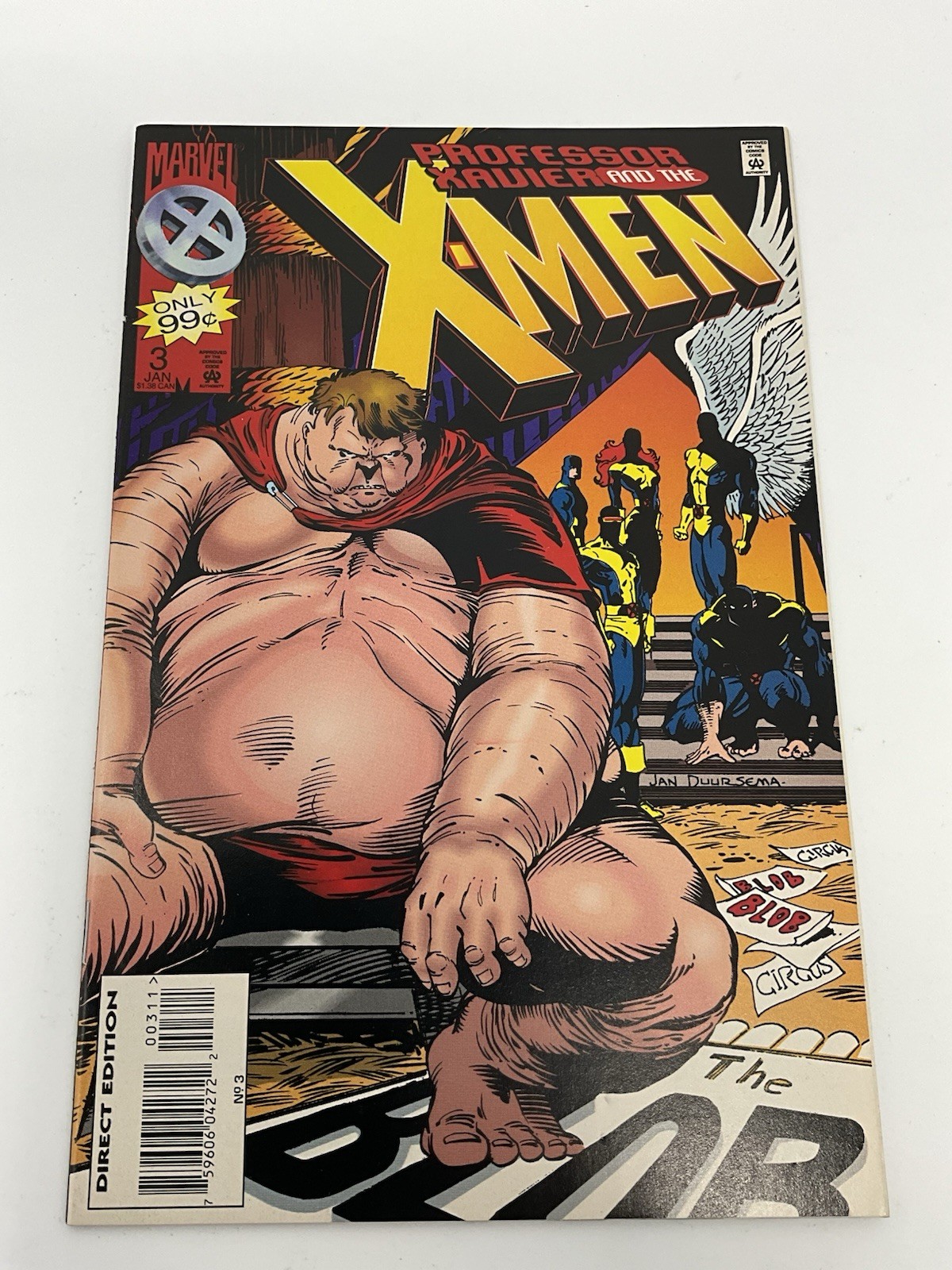 PROFESSOR XAVIER AND THE X-MEN #3 PRIMA STAMPA MARVEL COMICS (1996) THE BLOB QUASI NUOVO!