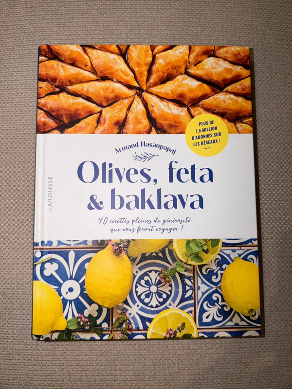 Olives, feta et baklava
