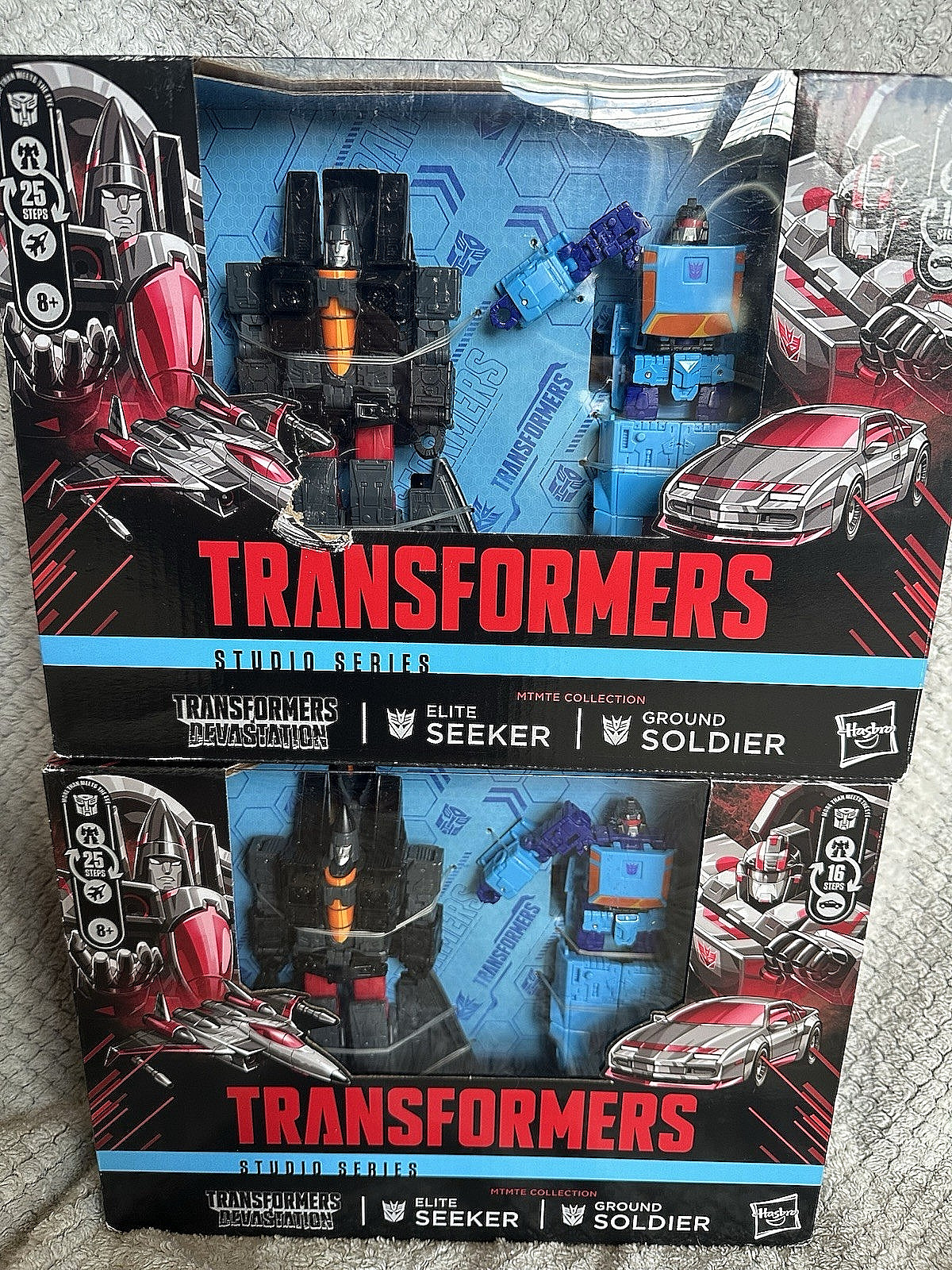 Transformers Devastation Studio Series MTMTE Elite Seeker Ground Soldier 2X-Pack