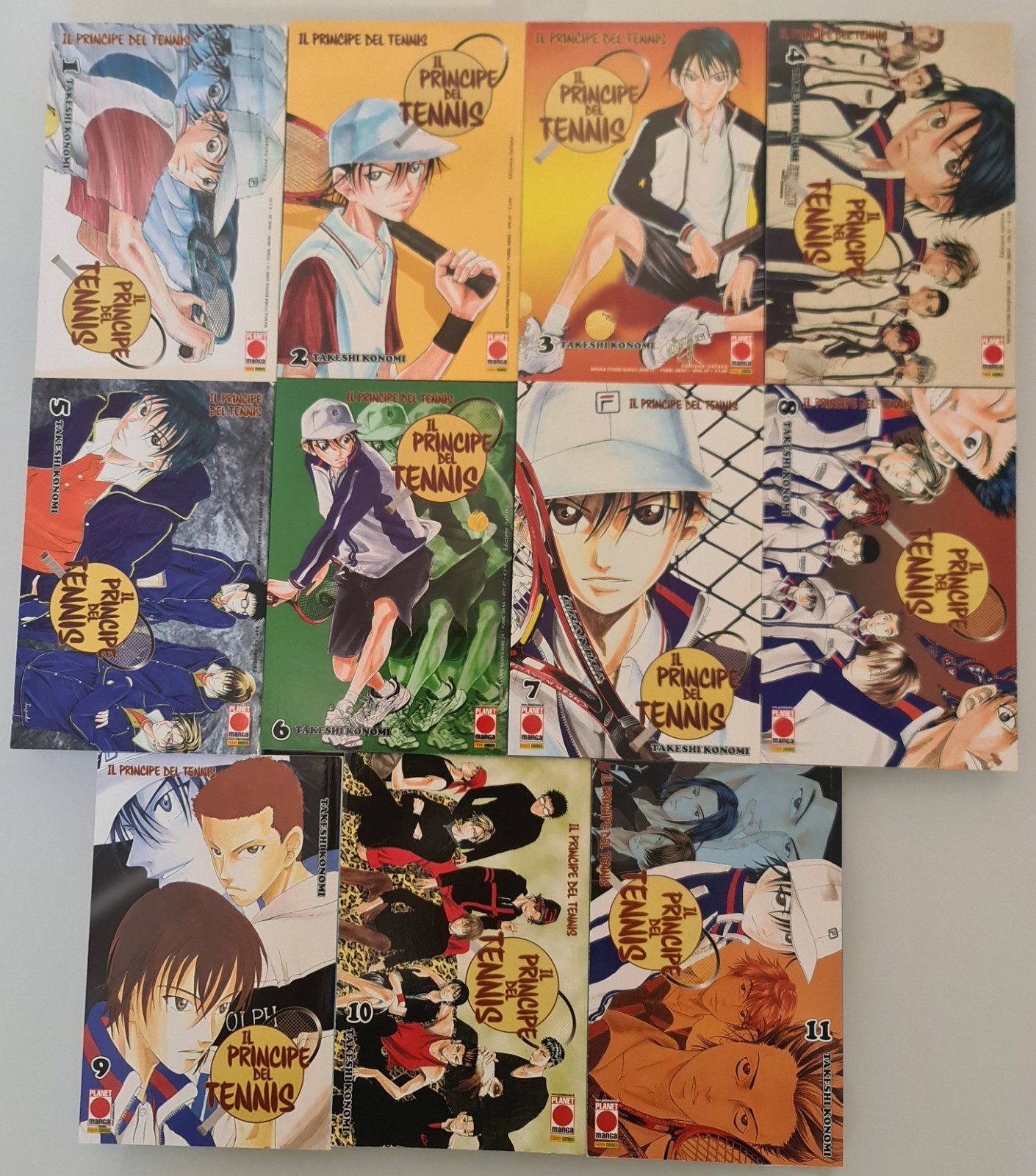 IL PRINCIPE DEL TENNIS- sequenza 1-11 - TAKESHI KONOMI - Planet Manga - I° Ediz.