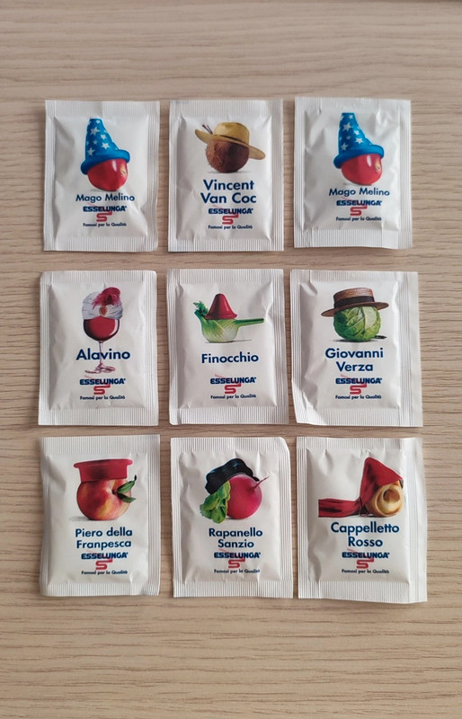 Bustine di zucchero da collezione