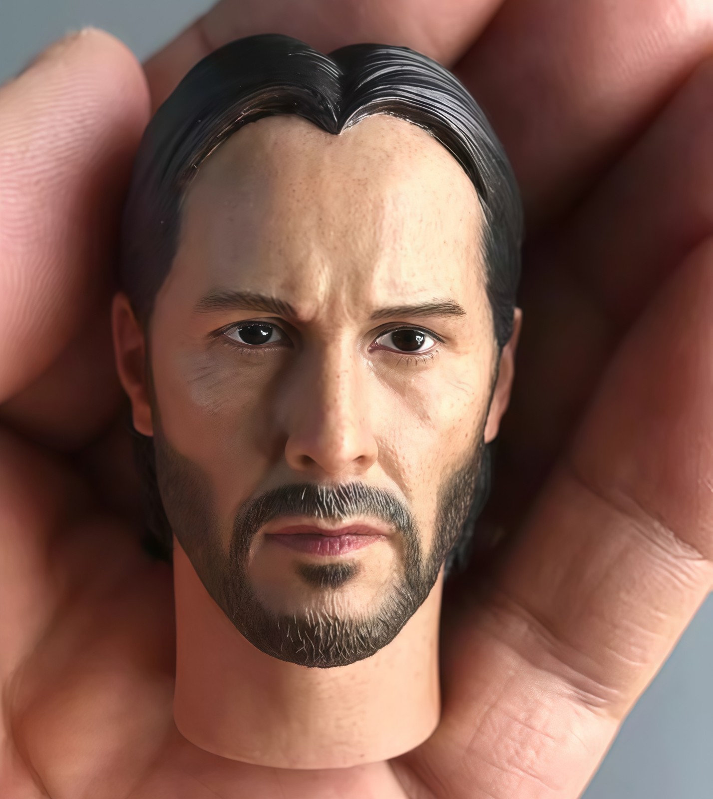 1/6 Figura Testa Scultura Maschio Keanu Reeves Fit Hot Toys Phicen TBLeague Corpo