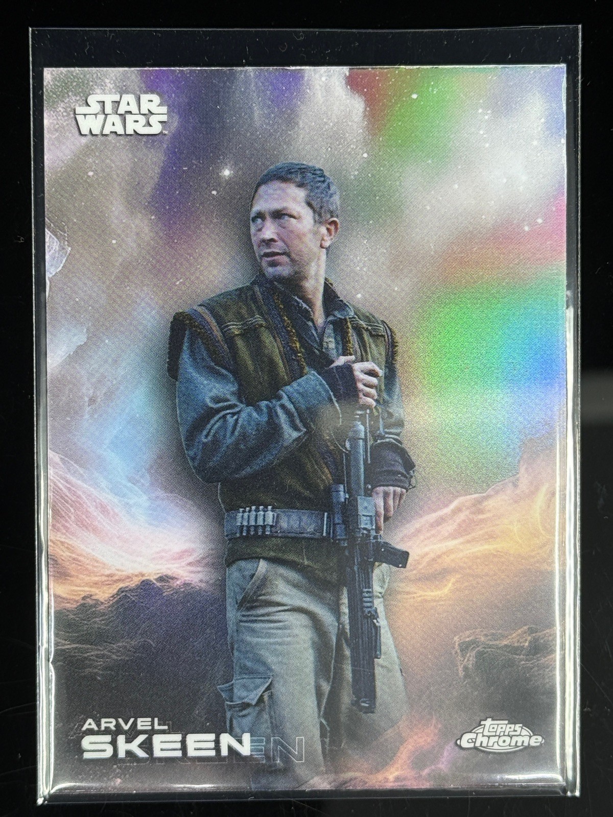 2025 Topps Chrome Star Wars Arvel Skeen Refractor #4