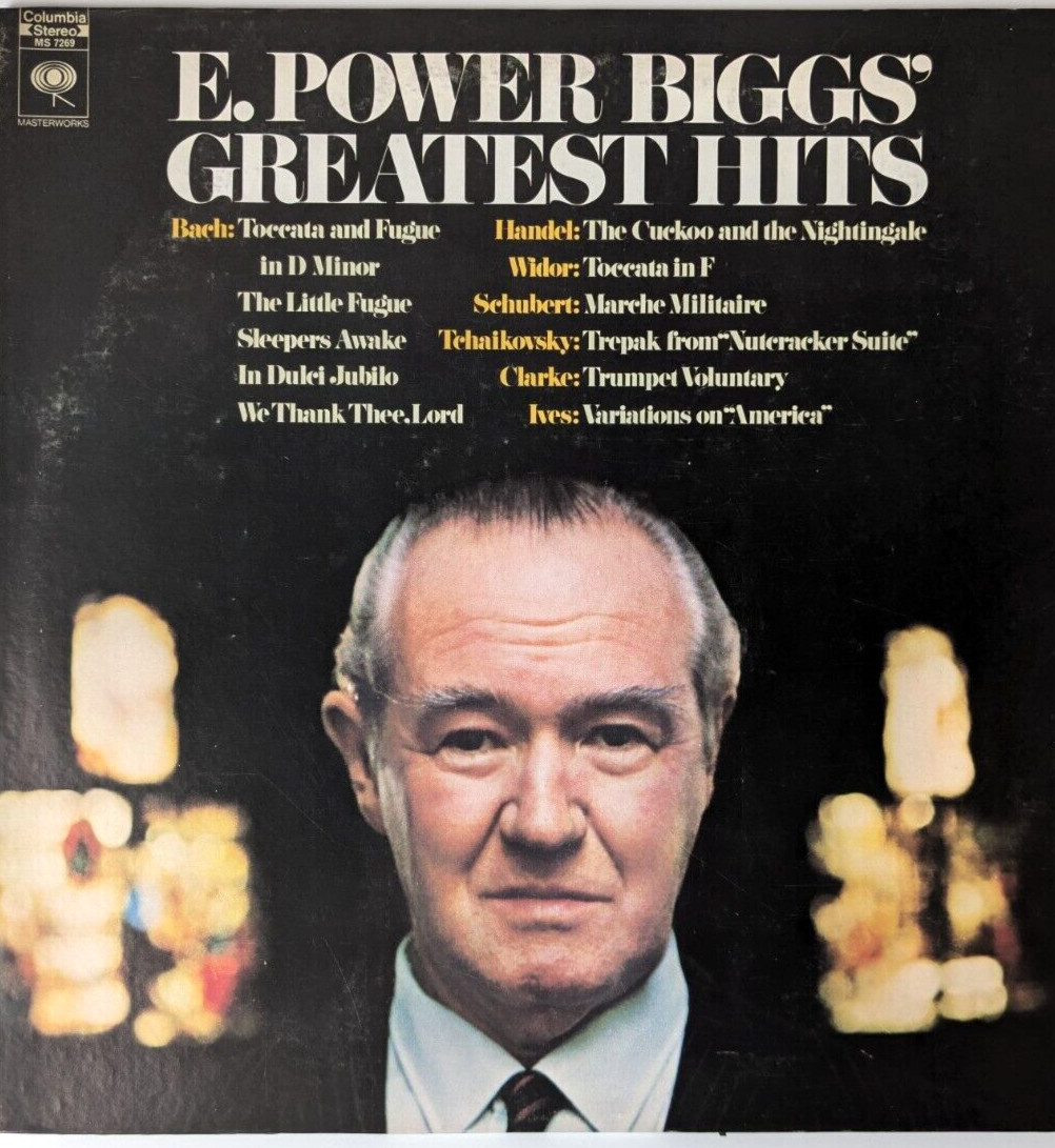 E. POWER BIGGS GREATEST HITS w/ Brigantine Castle song VINYL EX
