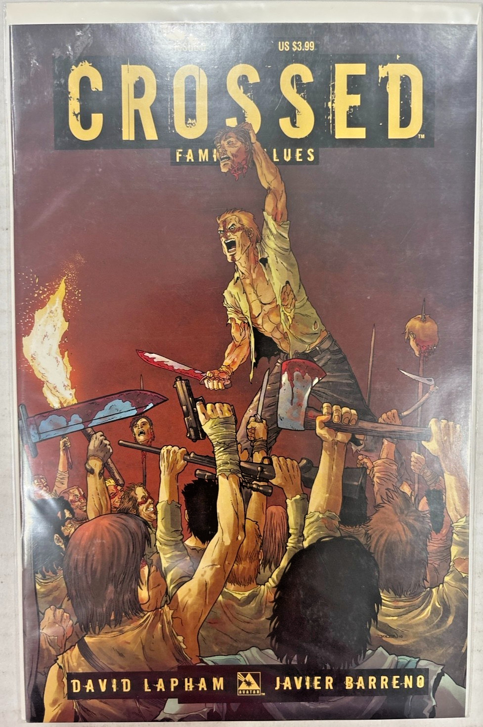 Crossed Family Values #1 Avatar Press David Lapham Javier Barreno fumetto VF