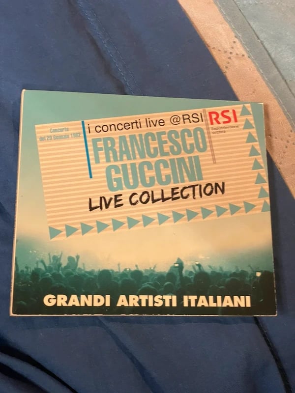 CD Francesco Guccini Live Collection