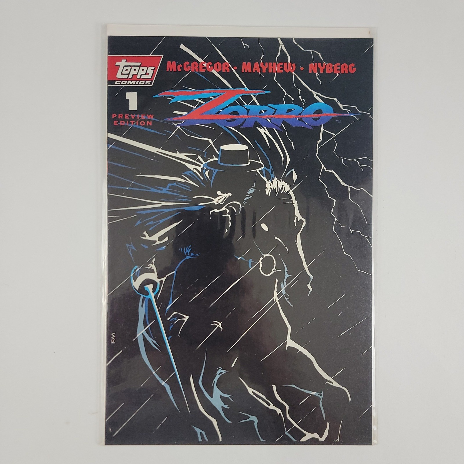 Topps Comics Zorro 1 Edizione Anteprima (1993) Don McGregor Mayhew Frank Miller