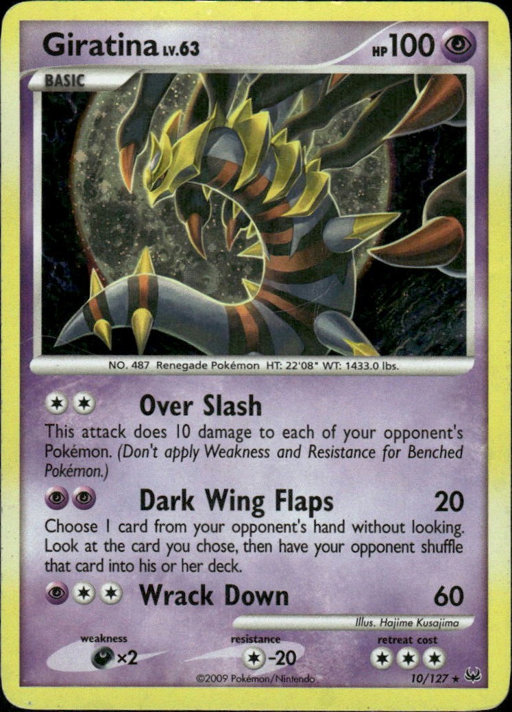 Giratina (10) Platinum 10/127 Holo Rare Holo Pokémon — MP inglese