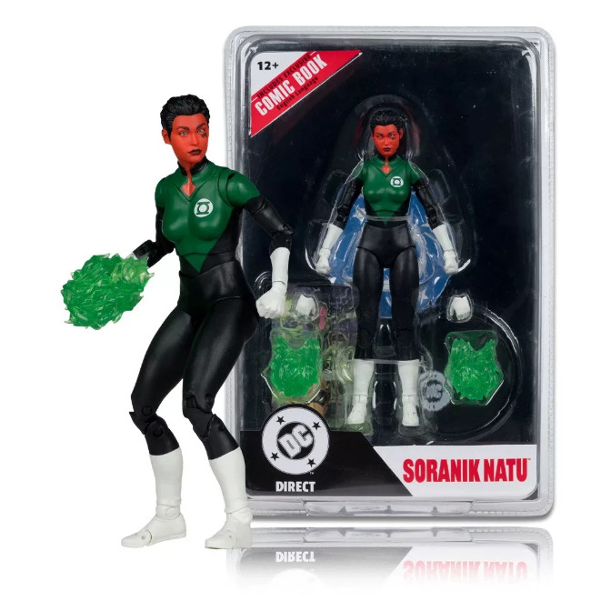Modellino McFarlane DC Direct Soranik Natu Lanterna Verde 7"