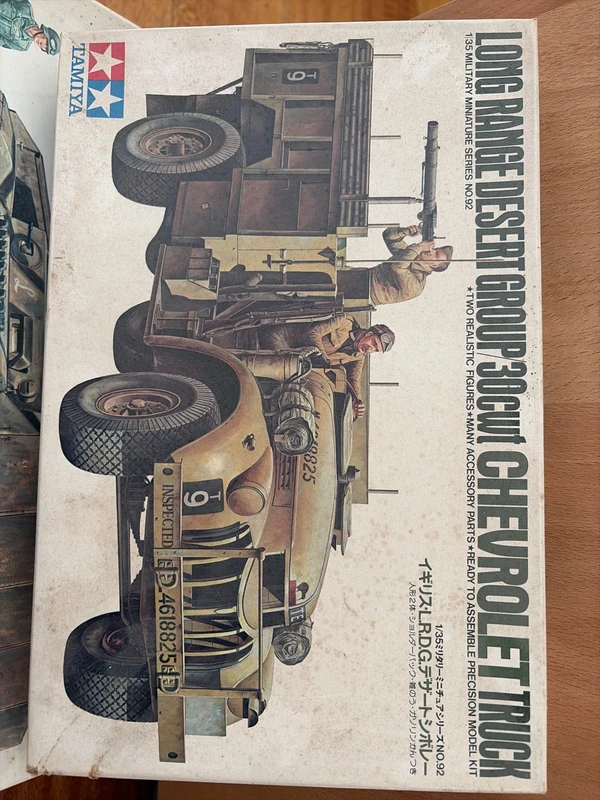 Modellino Tamiya 1/35 LRDG Chevrolet Truck (Kit 35092) - Vintage