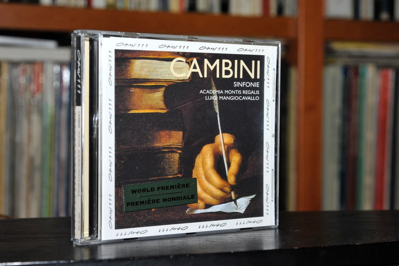 Cambini : sinfonie *academia  montis  regalis *OP 111 cd