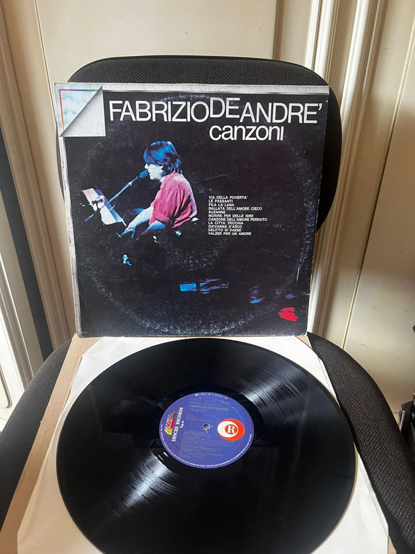 LP Fabrizio De Andre' Canzoni 1983
