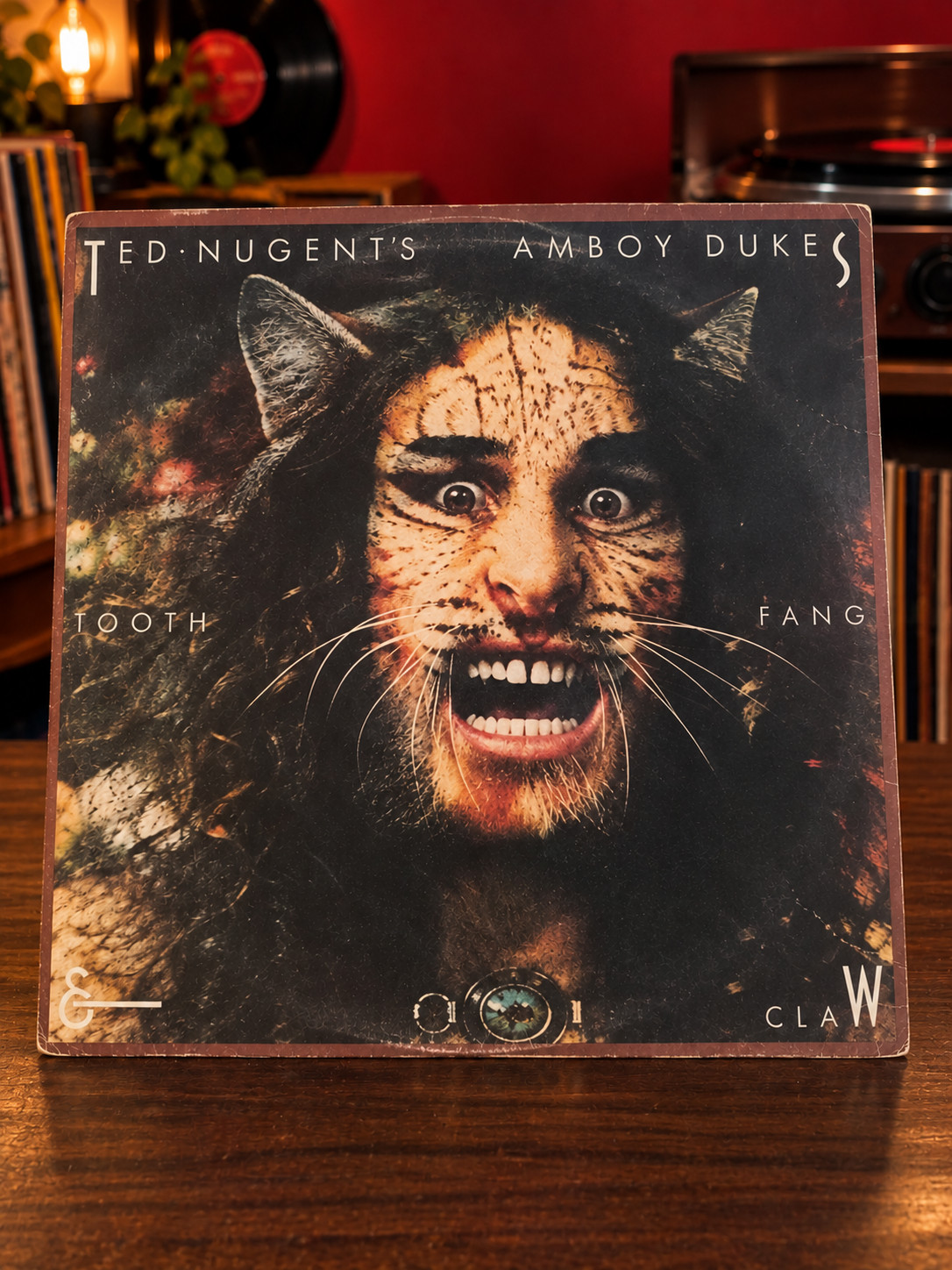 Ted Nugent's Amboy Dukes Tooth Fang & Claw LP 1974 DiscReet DS 2203 Vinyl