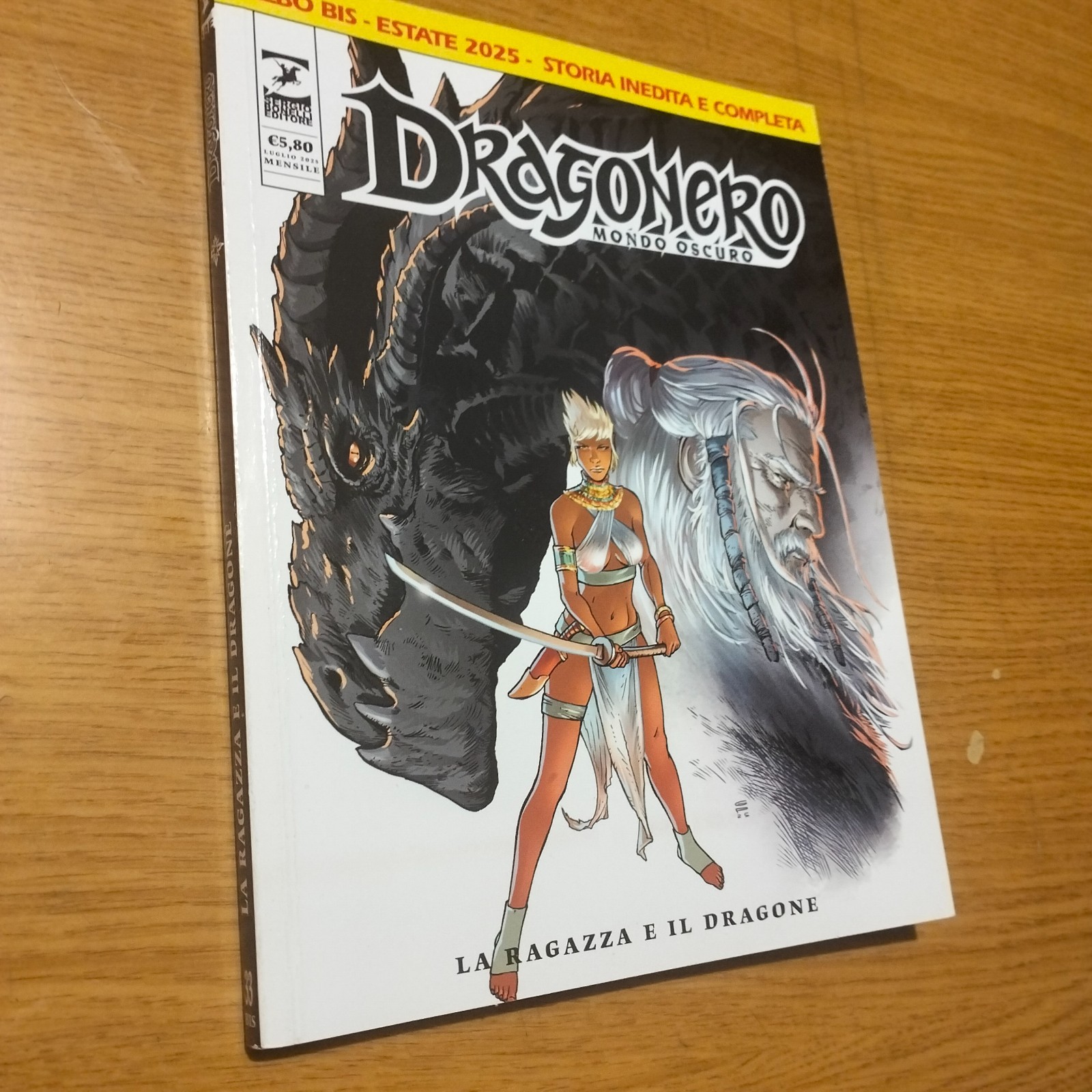 DRAGONERO MONDO OSCURO # 33 BIS  - LA RAGAZZA E IL DRAGONE - 2025 - OTTIMO