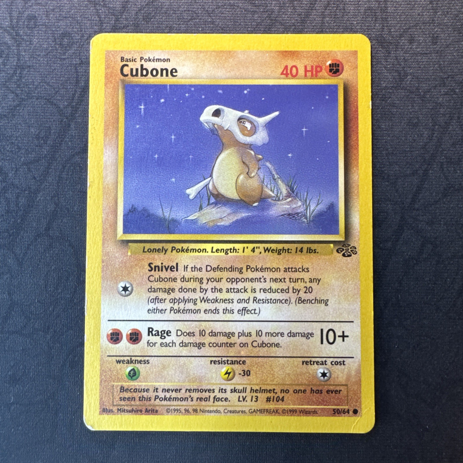 Cubone 50/64 Jungle Pokemon Regolare