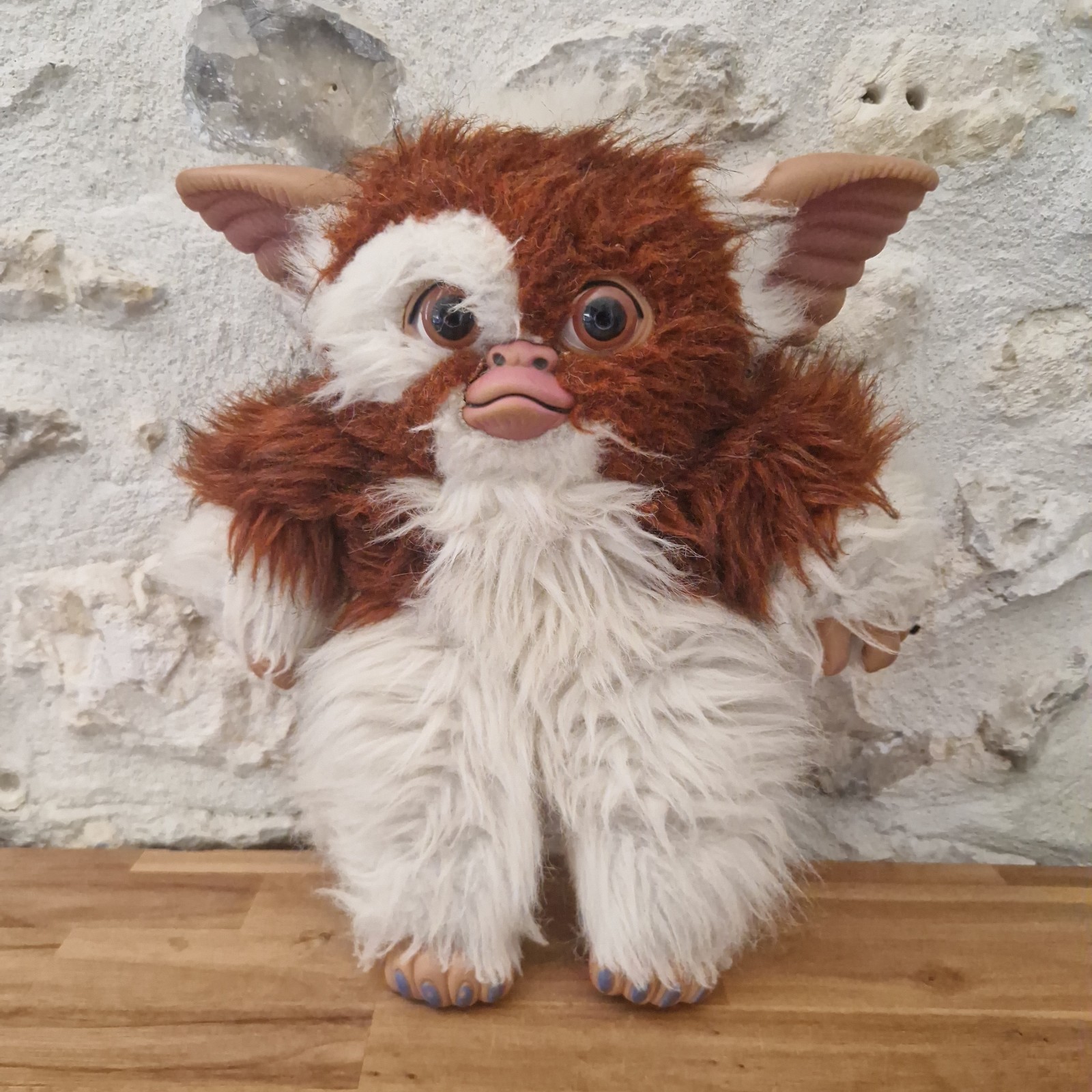 PELUCHE GIZMO GREMLINS VINTAGE PLUSH QUIRON SPAIN 1990 WARNER BROS MOGWAI 40 CM