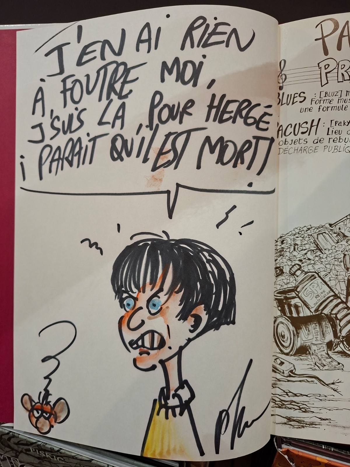 Pacush Blues T.1 Premières Mesures _ Ptiluc _ Vents d'Ouest _ 1986 / Dédicacé