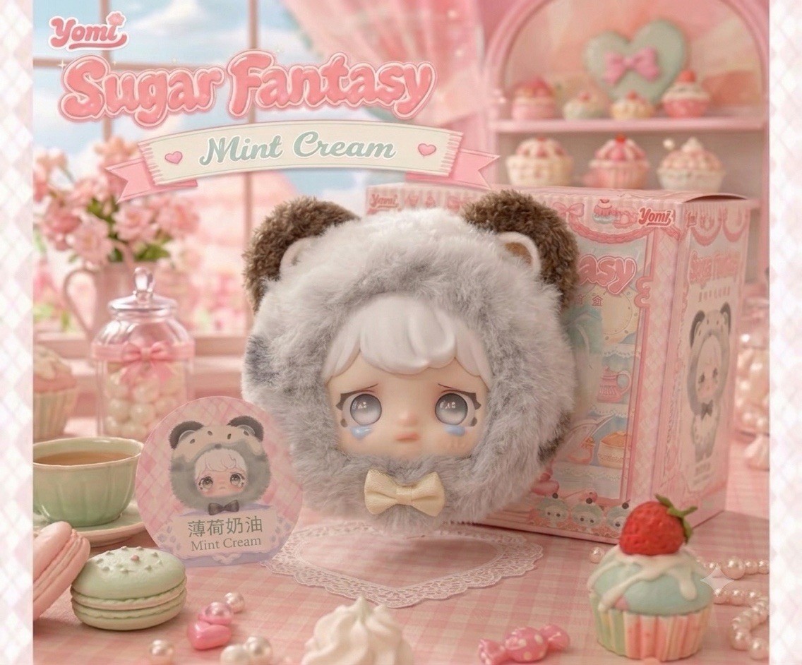 🌸 YOMI SUGAR FANTASY MINT CREAM PLUSH PENDANT GUARANTEED CHARACTER SET 🌸