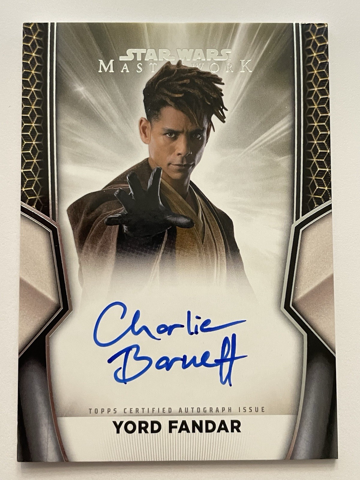 2025 Topps Star Wars Capolavoro Yord Fandar Charlie Barnett Auto A-CB
