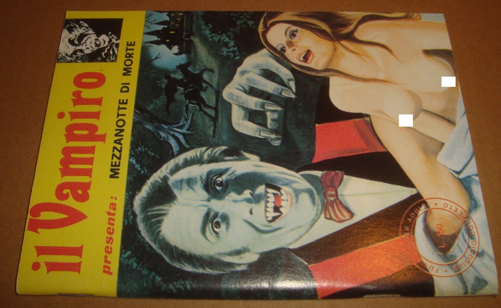 IL VAMPIRO PRESENTA: SERIE III 14 MEZZANOTTE DI MORTE RISTAMPA ANASTATICA MAGNUS