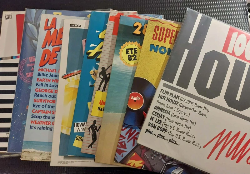 Lot vinyl - house - pop dance - divers