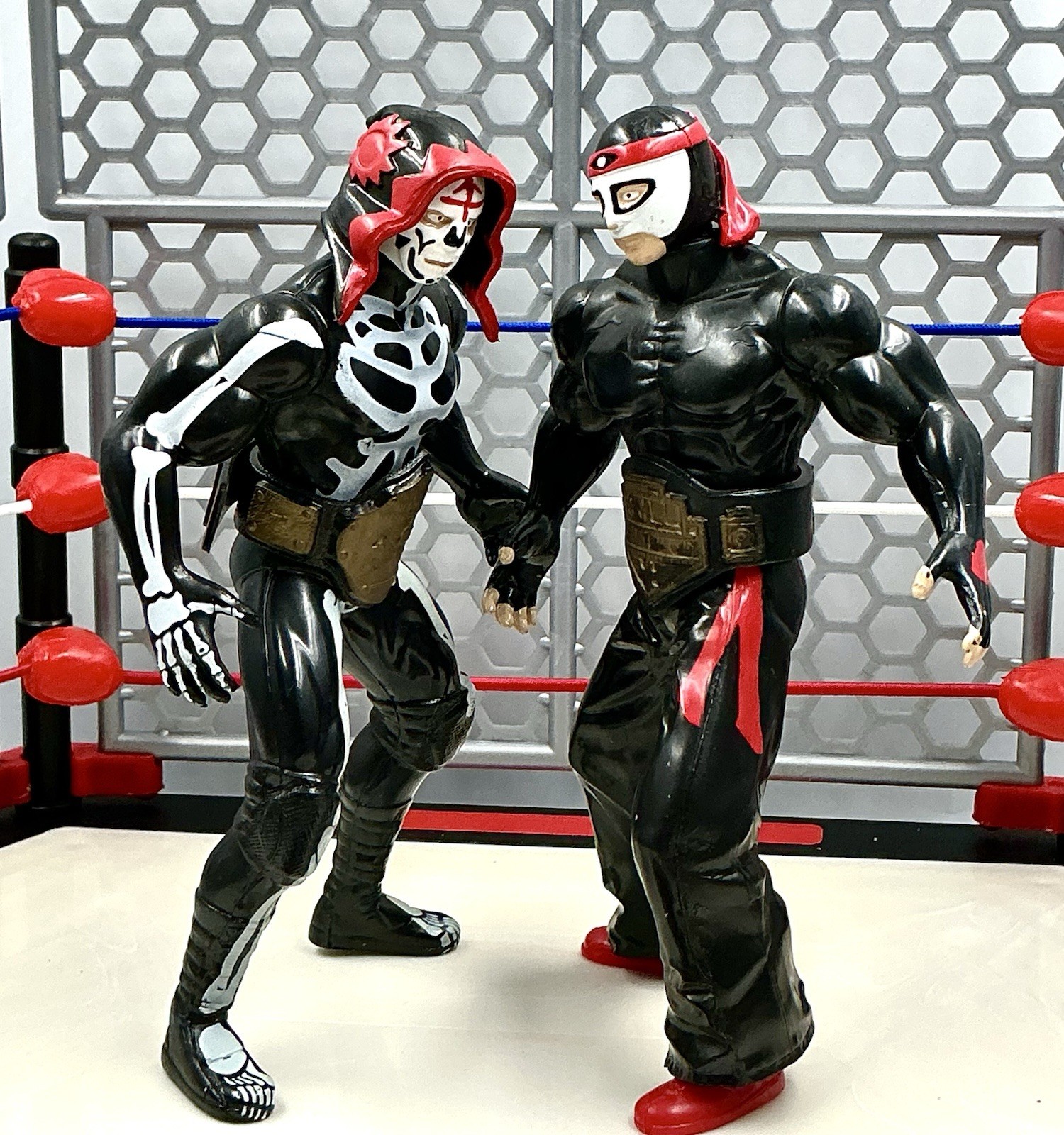 Lucha Libre Mexicana La Parka AAA & Octagon AAA 7” Action Figure Wrestling