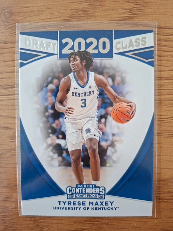 2020-21 Panini Contenders Draft Picks Draft Class Tyrese Maxey #10