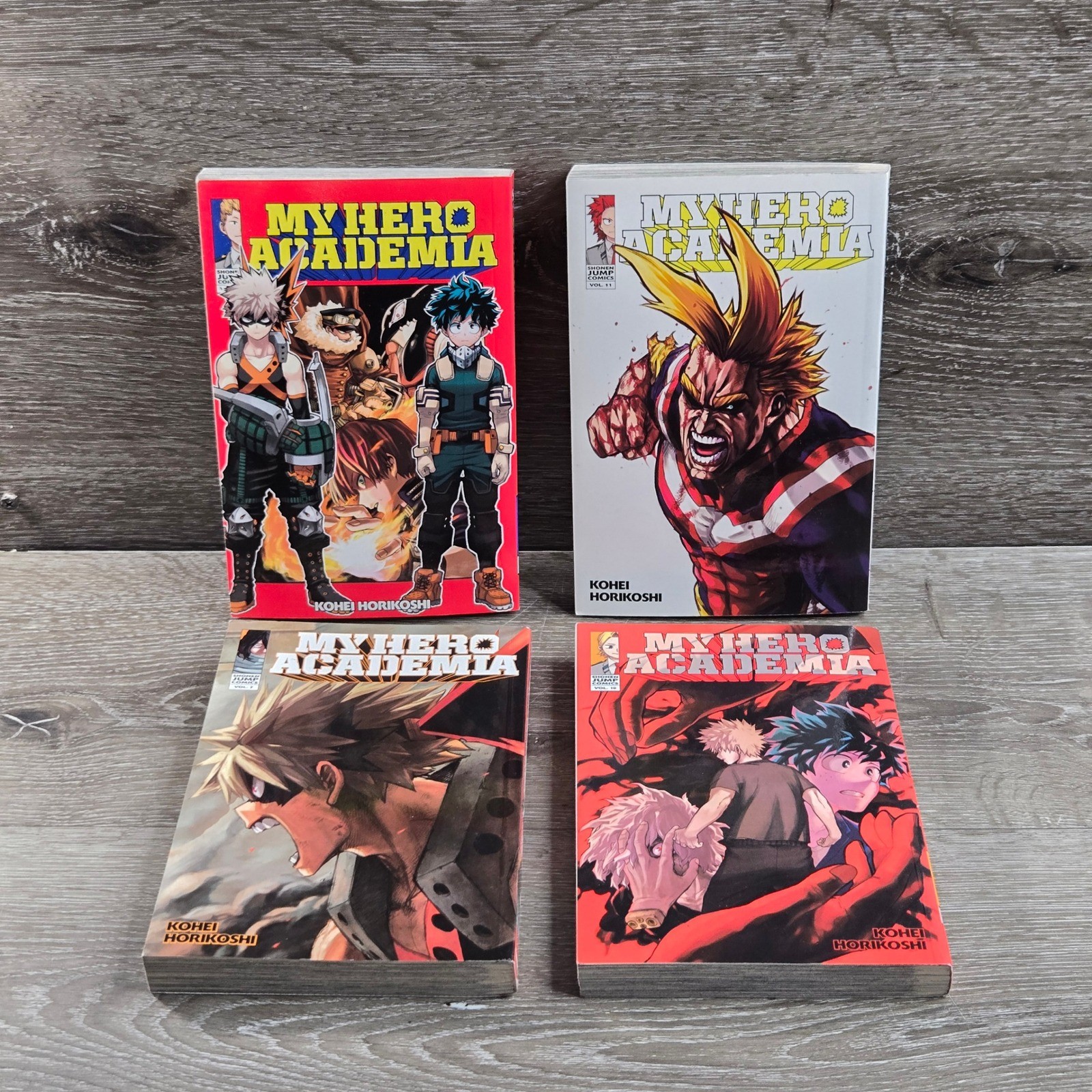 Lotto Manga Viz Media My Hero Academia Vols 7 10 11 13 Kohei Horikoshi Inglese