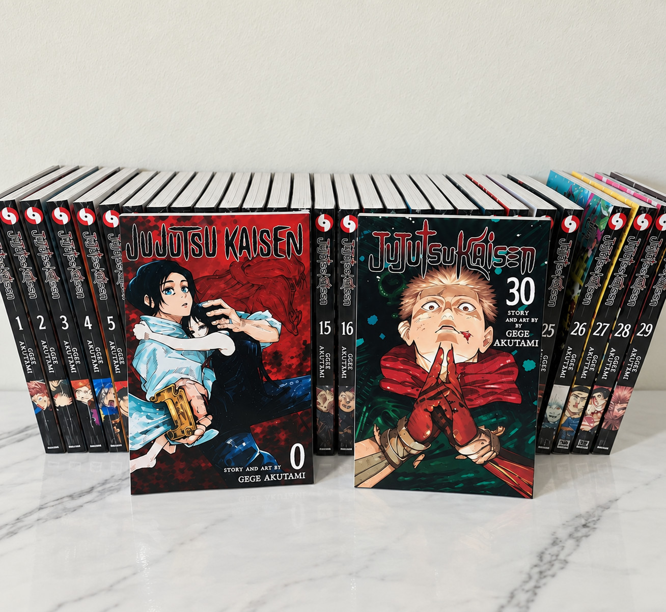 Jujutsu Kaisen manga inglese set completo vol 0-30 Gege Akutami Comics DHL Express