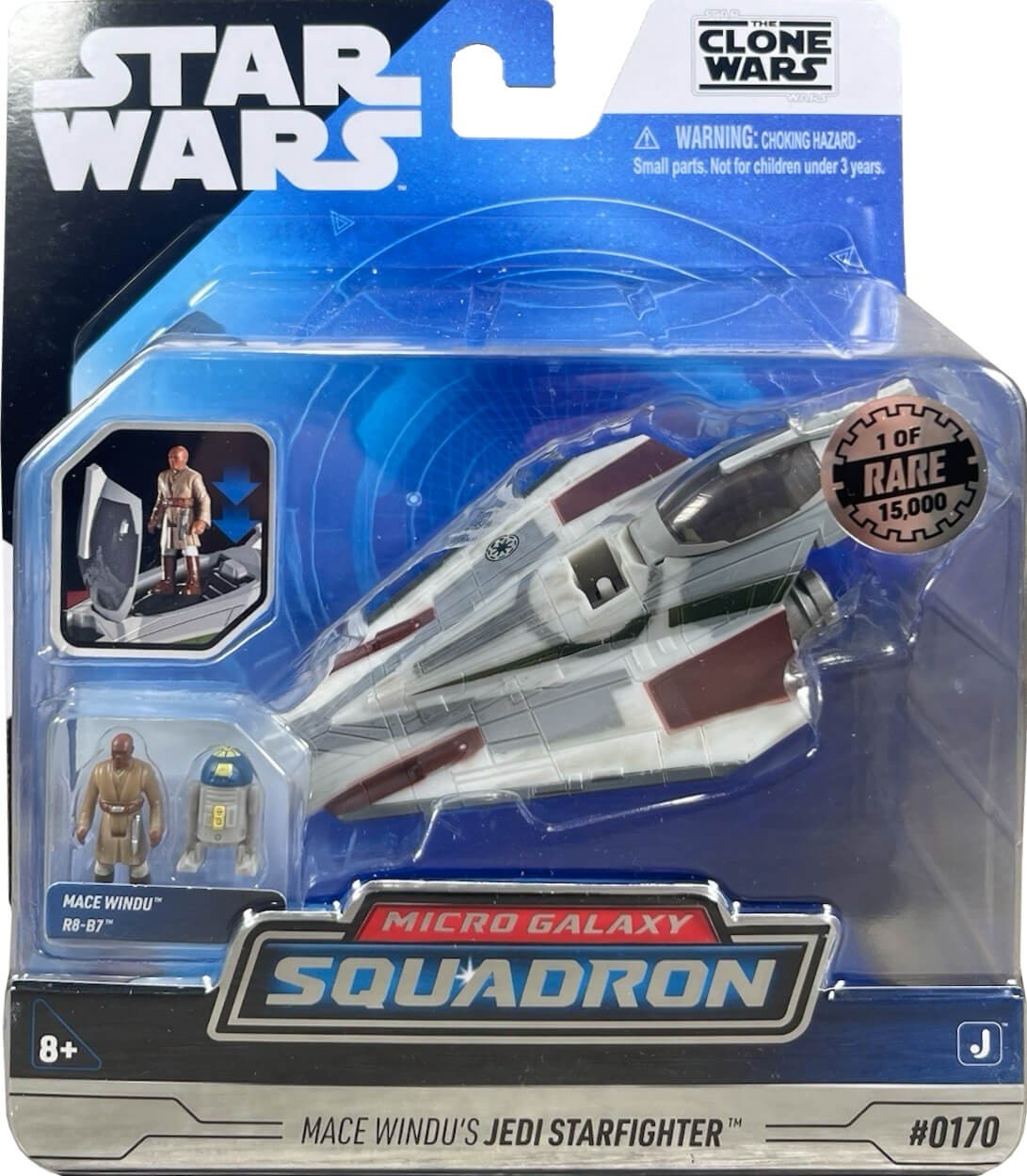 Mace Windu's Jedi Starfighter Micro Galaxy Squadron #0170 Star Wars CHASE RARE