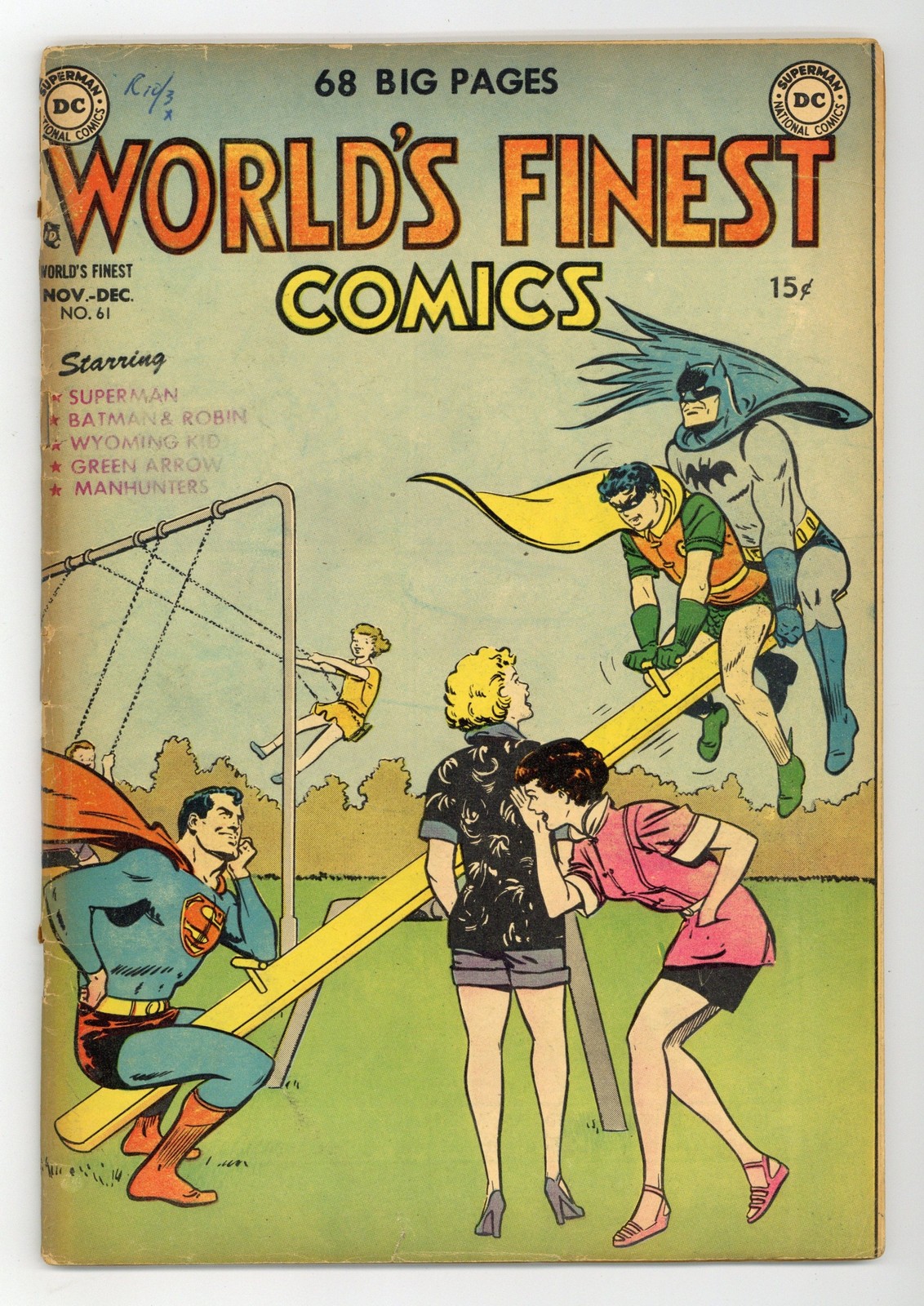 World's Finest Comics #61 FR 1.0 1952