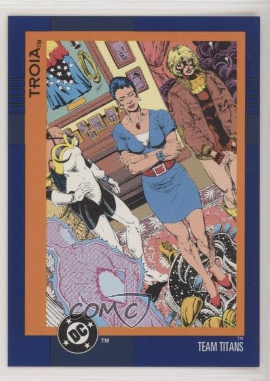 SkyBox DC Cosmic Teams Troia 1993 #71 0u7