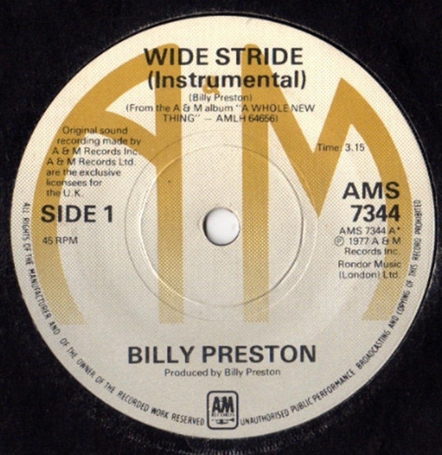 Billy Preston – Wide Stride (7")