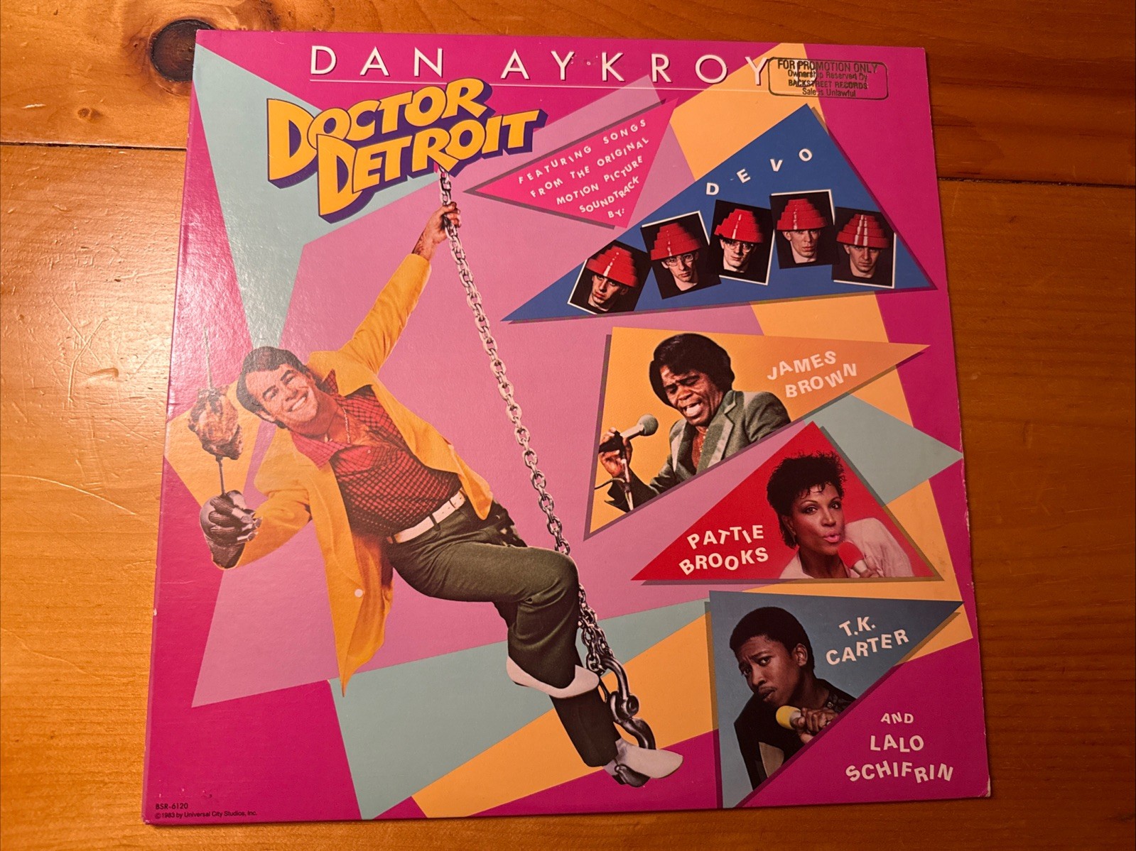 Doctor Detroit Soundtrack 1983 Backstreet BSR-6120 Promo Jacket/Vinyl NM- Devo